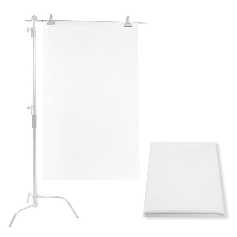 Selens 1 Yard x 67 Inch / 1M x 1.7M Diffusion Fabric, Nylon Silk White Seamless Light Modifier for Photography Lighting, Softbox and Light Tents - Image 1